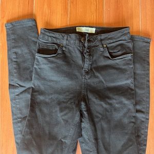 Black high waisted skinny jeans from Top Shop